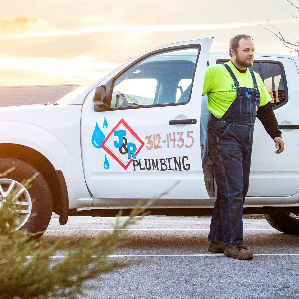 Window Markers for Glass Washable Car Window Paint Pen- Dry Erase Liquid Chalk Marker Car Decorations on All Surfaces, Tire, Windshield - Auto Marker, Autowriter, Rain Resistant (Blue, Jumbo Tip)
