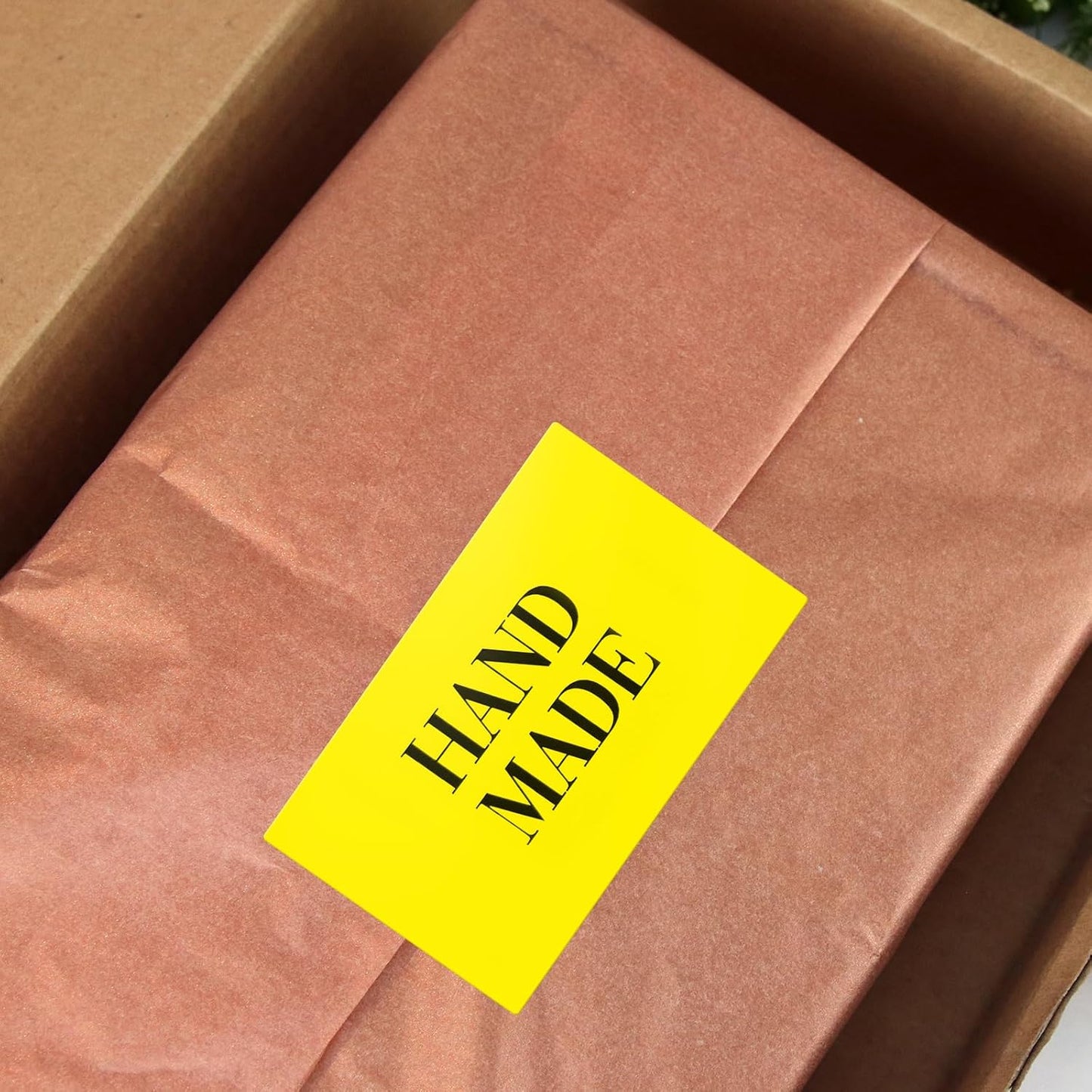 Yellow Color Coding Labels 3 × 2 Inches Self-Adhesive Rectangle Stickers Waterproof Name Tags for Office School Home 40 PCS