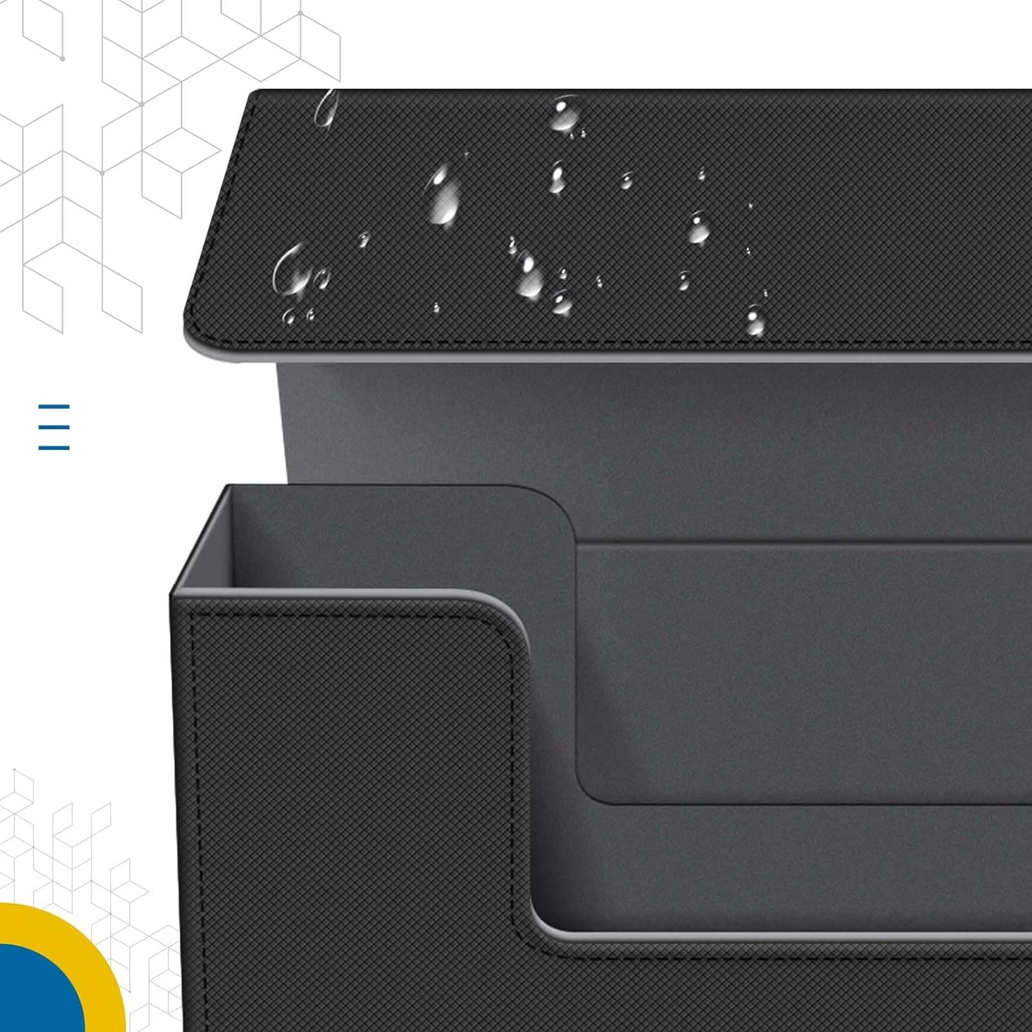 Card Deck Case for Trading Cards, Leather Magnetic Closure Commander Card Storage Box Holding 600+ Sleeved Cards Fit for YuGiOh, MTG and Sport Cards (1000 Card Deck Case)