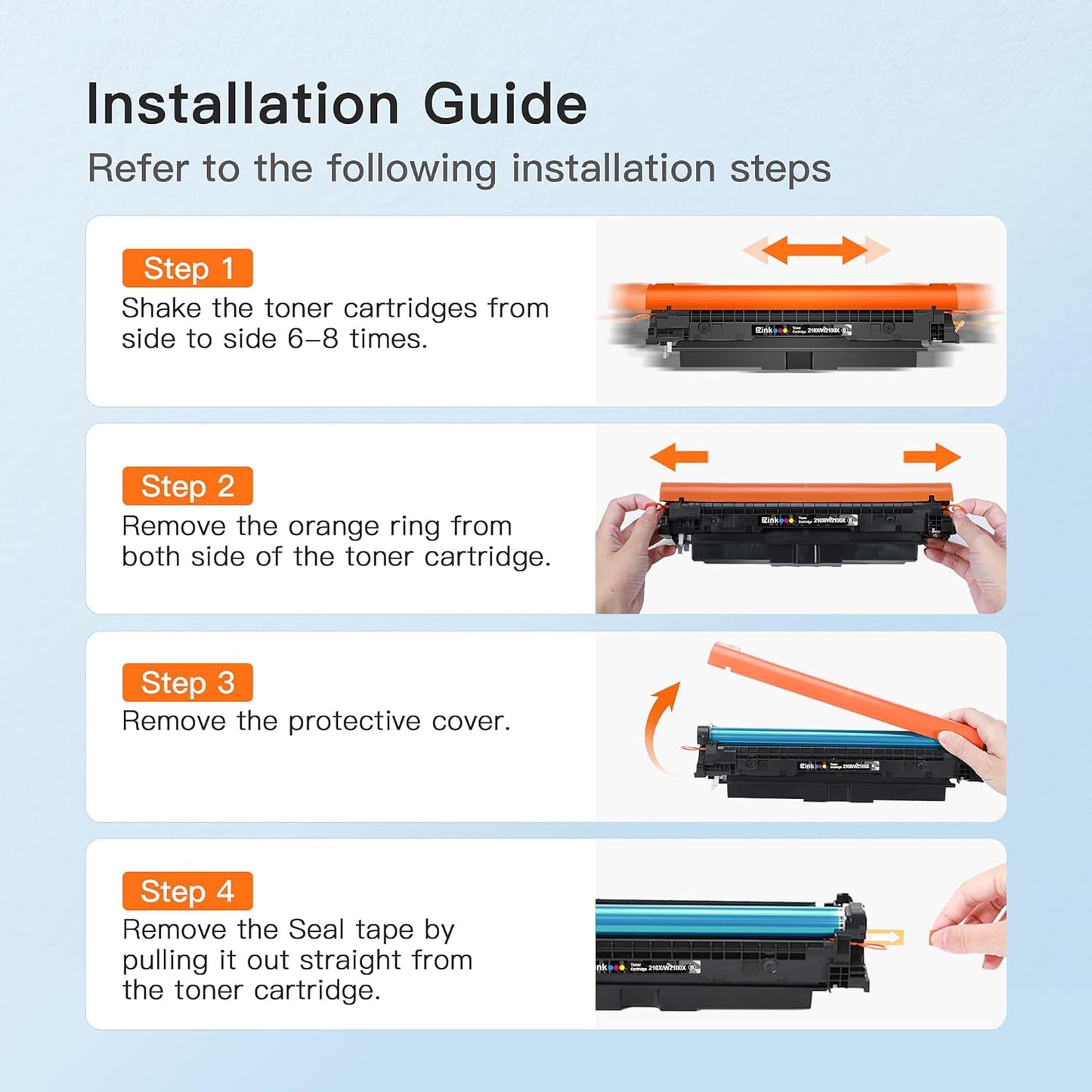 E-Z Ink 210X with Chip Compatible for HP 210X Toner Cartridges 4 Pack 210A High Yield to Use with Color Laser Pro 4201dn 4201dn 4201dw 4201dw MFP 4301dw 4301dw 4301fdn 4301fdn 4301fdw 4301fdw