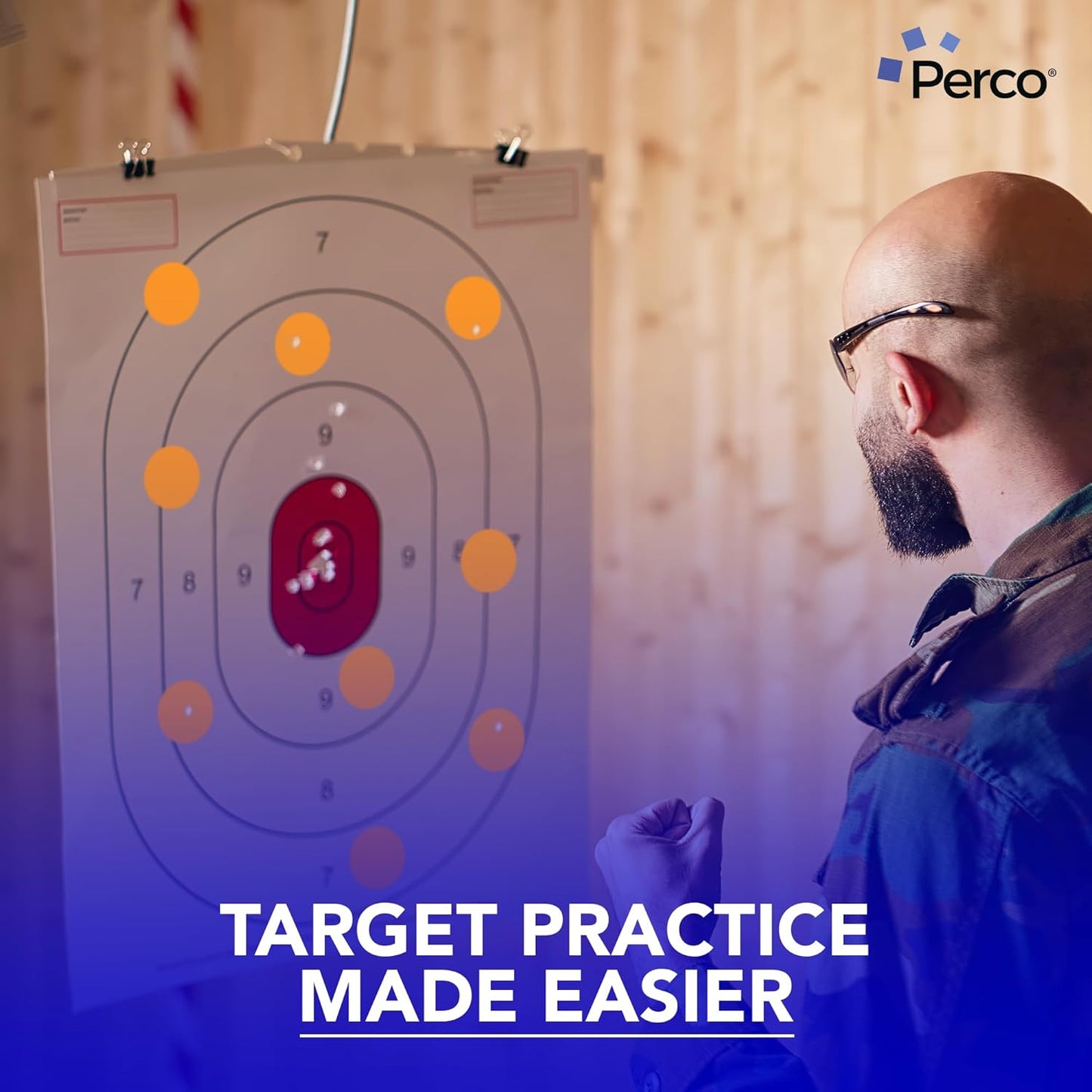 Perco Fluorescent Orange 2-Inch Round Circle Dot Sticker Labels with Easy Peel Perforation - 500 Labels per Roll - Strong Adhesion, Vibrant Colors for Organizing, Crafting & More - Made in USA