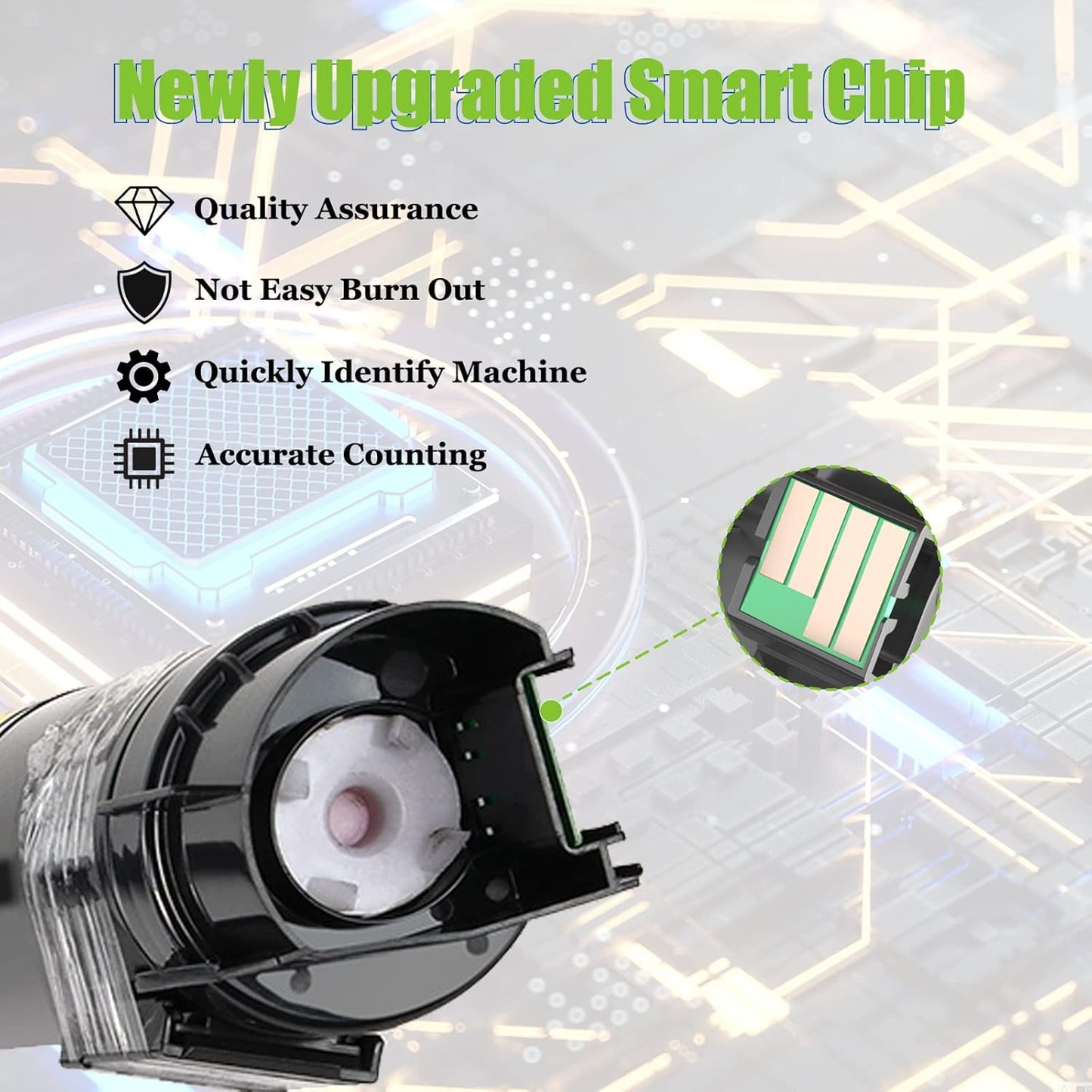 MP C3503 Toner for Ricoh MP C3003 Toner Cartridge Compatible for Ricoh Aficio Lanier Savin MP C3003 C3503 C3004 C3504 C3004ex C3504ex (4 Pack) Part#: 841813 841814 841815 841816 High Yield