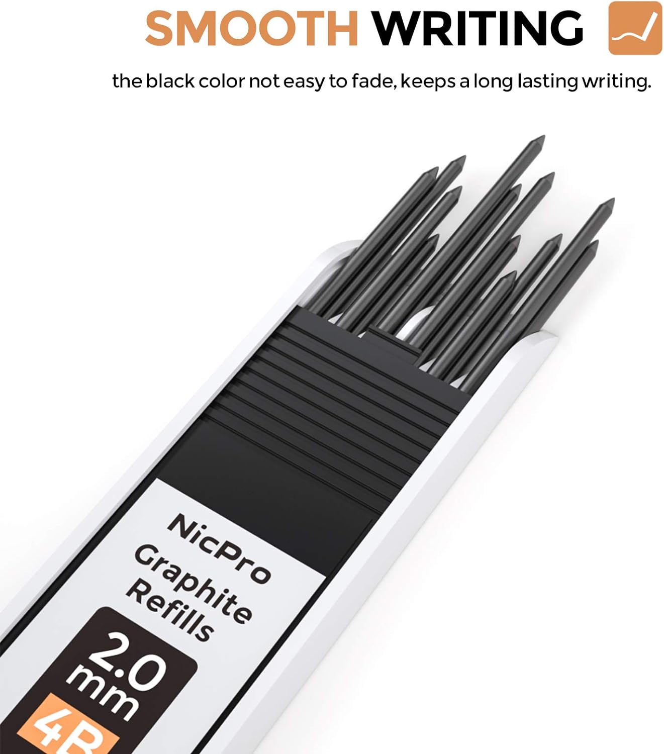 Nicpro 2.0 mm Mechanical Pencil Set, Artist Metal Lead Holder Metal Marker Carpenter pencils with 60 Graphite Lead Refill HB, 2H, 4H, 2B, 4B, Eraser, Sharpener for Draft Drawing, Writing Art Sketching