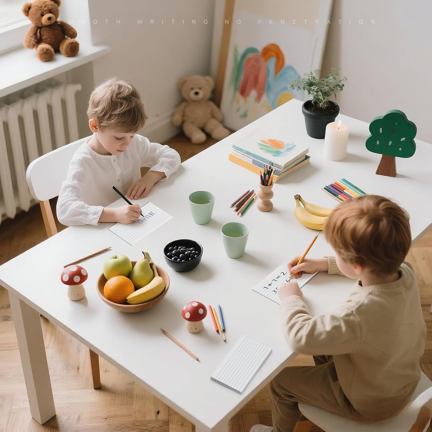 600 Count Index Cards 3 x 5 Inch White Lined Flash Cards Ideal for Studying and To-do-List, Portable Note Cards Taking for Students and Teachers, Flash Card Styled for Home, Office or School Use