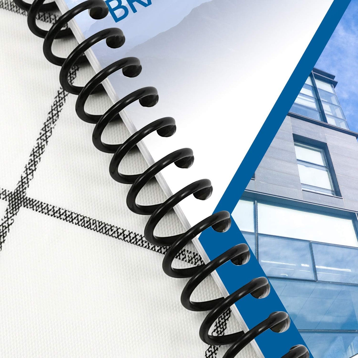 RAYSON 7/16" Plastic Spiral Binding Coils, 11.1mm Diameter, 4:1 Pitch, 80 Sheet Capacity, Black Coil Binding Spines for Business & School Use, 100 Pack