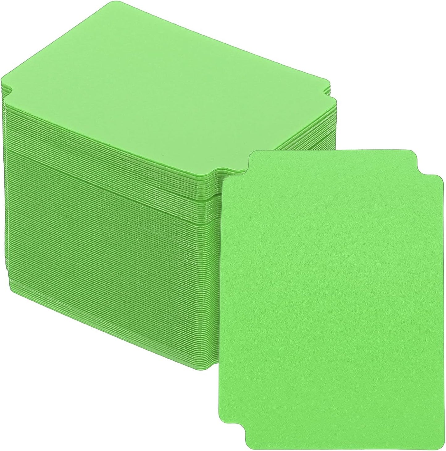 PATIKIL Trading Card Dividers, 100 Pcs Index Card Football Card Sorter Storage Boxes Organizer Tray Accessories for Sports Game Baseball Card, Grass Green