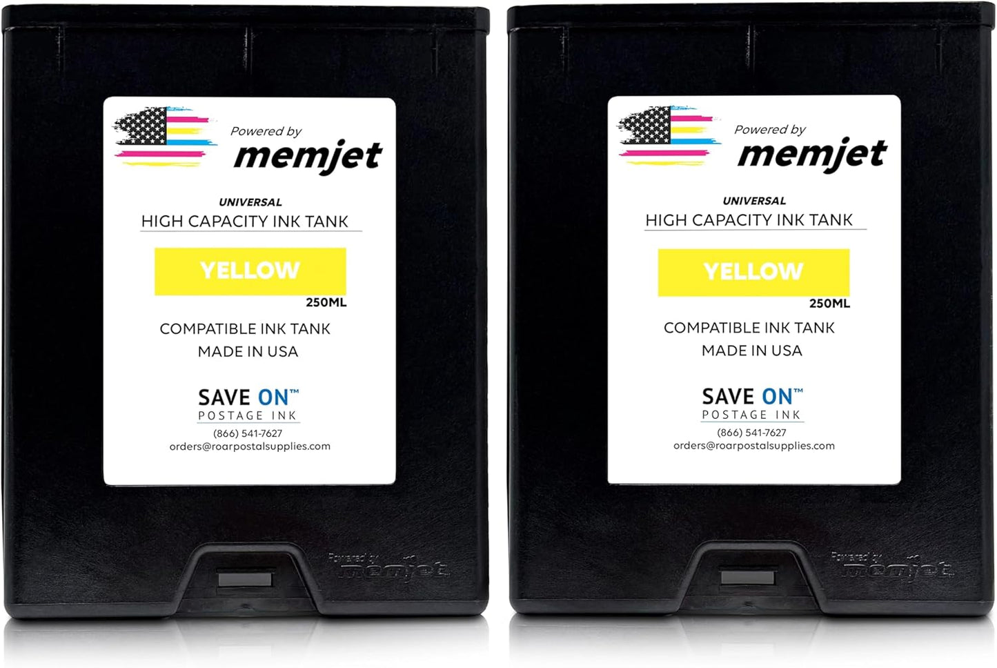 Quadient Memjet M5K250-N Compatible High Capacity Yellow Printer Ink Tank (500ml) - Printer Ink Cartridge for Mach Series Quadient & Hasler Printers - Fade-Resistant Replacement Inkjet Printer Ink