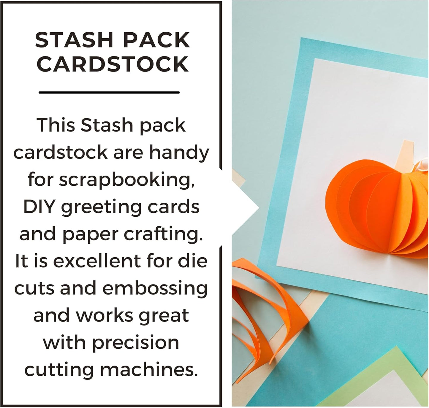 PA Paper Accents Stash Pack Cardstock Pack 12" x 12" Aqua colored cardstock paper for card making, scrapbooking, printing, quilling and crafts, 65lb., 40 pieces