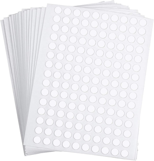 Zonon 3000 Pcs Double Sided Adhesive Dots Clear Glue Point Tape Stickers Balloon Glue Round Mini No Traces Adhesive Sticker Dot Sticker for Classroom Decor Craft DIY Office (0.47 Inch/ 12 mm)