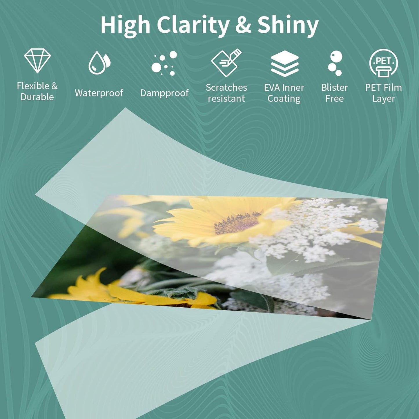 5 mil Thermal Laminating Sheets 2000 Packs, 9” x 11.5” Clear Laminating Pouches Holds 8.5 x 11 Inch Sheet, Letter Size Lamination Paper for Laminator - Rounded Corner