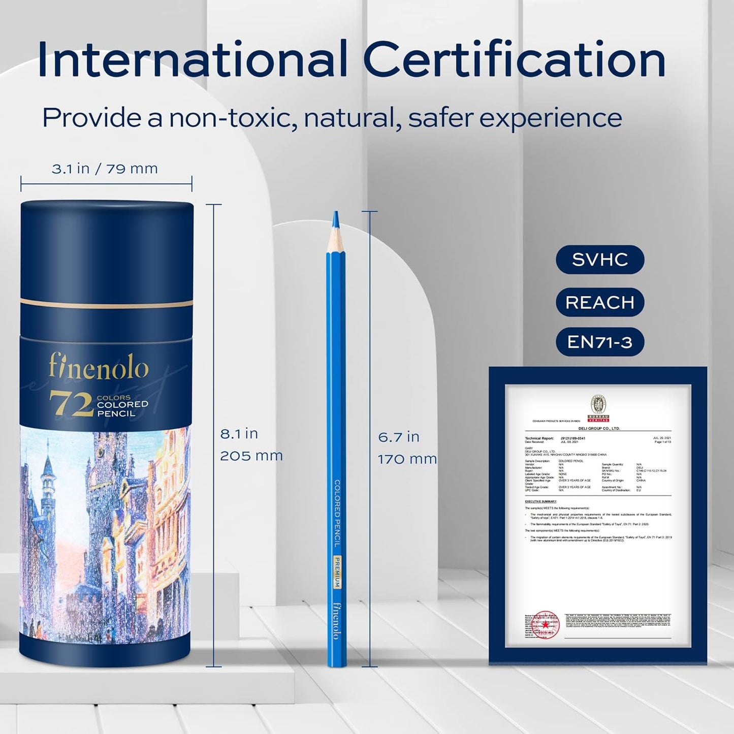 72 Colored Pencils for Adult Coloring Books, Soft Core, Art Drawing Pencils for Artists Kids Beginners, Coloring Pencils Set with Sharpener for Coloring, Sketching, Painting