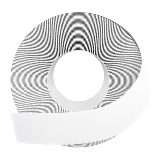 GSCIT Club White Edge Banding, 1 1/2 inch x 50ft Melamine Edge Banding with Hot Melt Adhesive Preglued Cabinet Edge Banding Flexible White Veneer Edging
