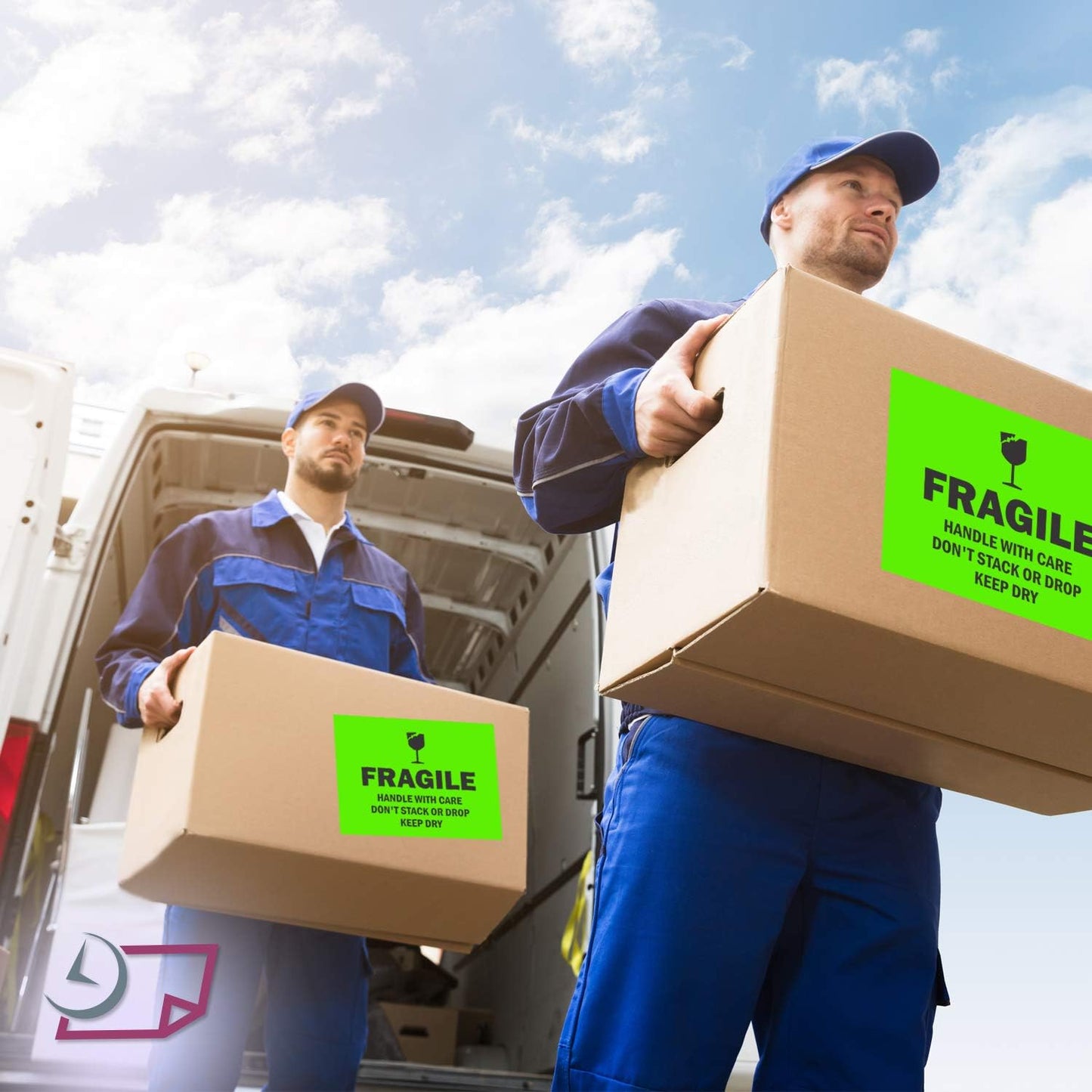 NextDayLabels - 8-1/2 x 11 Neon Color High Light Fluorescent Labels for Laser & Inkjet Printer (Green Fluorescent, 8.5" x 11" - 1 Per Page | 100 Labels)