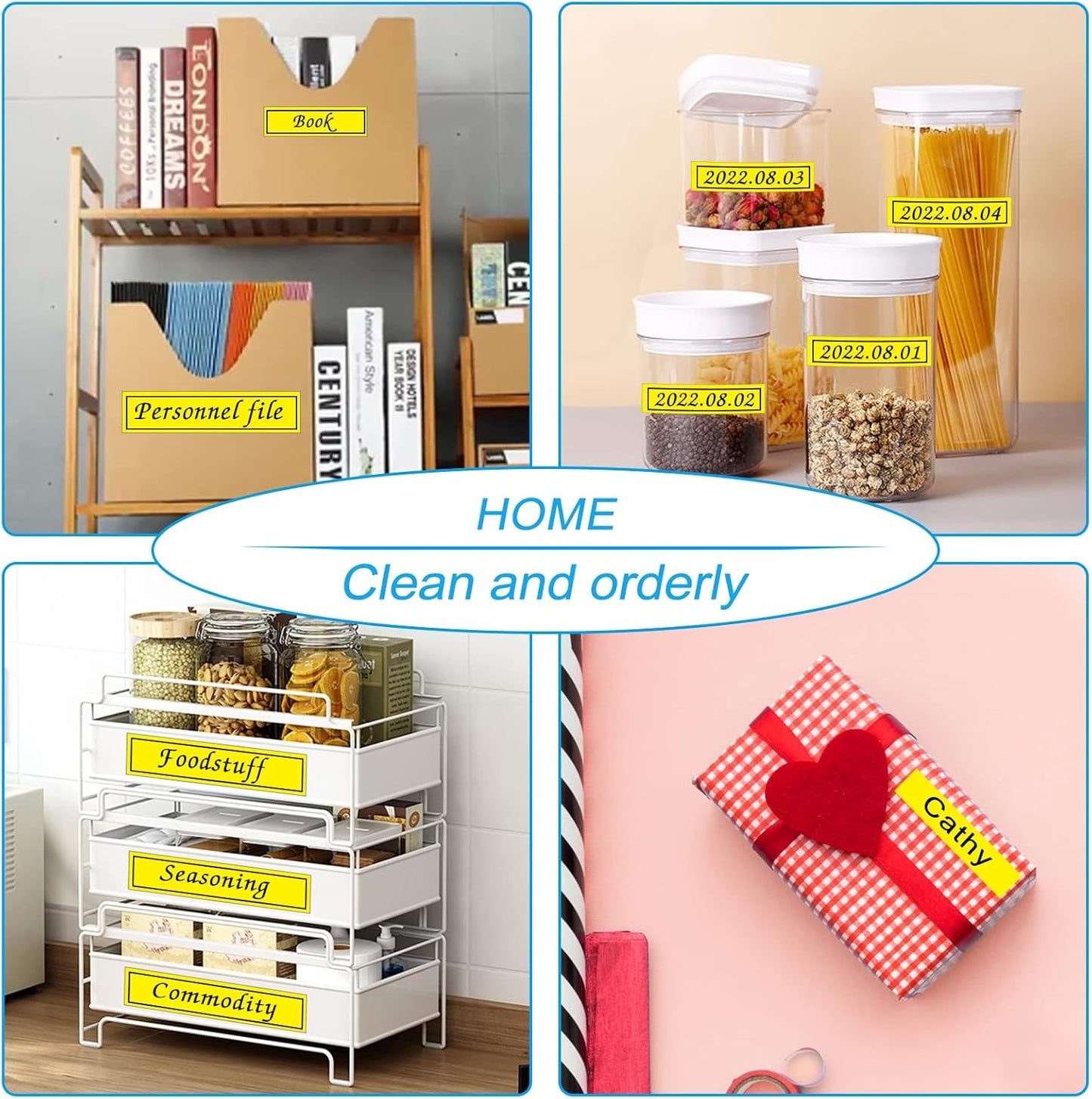 3P Ptouch TZe Yellow Tape 12mm Replacement for Brother Label Tape Yellow TZe-631 12mm 0.47" Laminated,Compatible with Brother Ptouch Label Maker PT-D210 PT-H100 PT-D600 PTD400