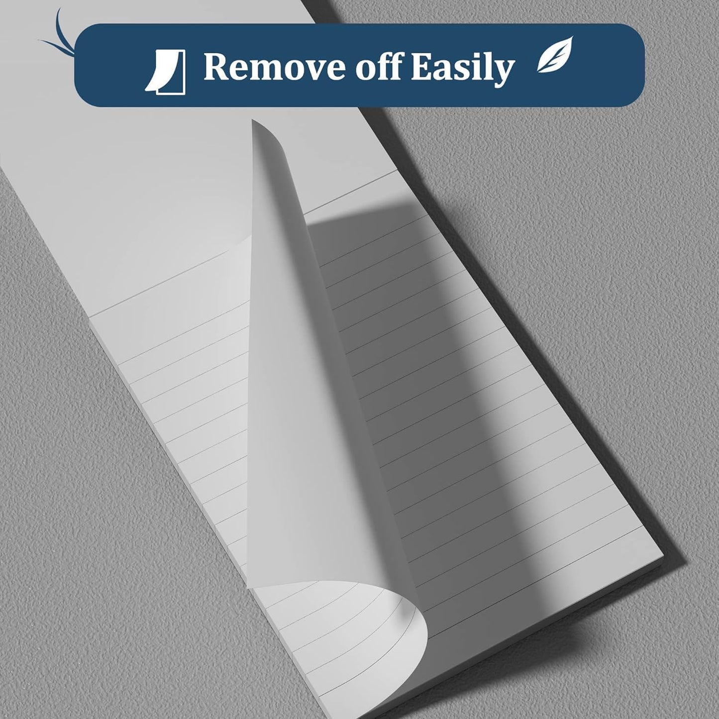 8 Pack Note Pads 4x6 Inch Paper of White Small Notepads for Work Study Lined Memo Pads Mini Pocket Notepad 4'' x 6'' Narrow Ruled Small Notebook Pads of Paper Refills for Office School Home Supplies