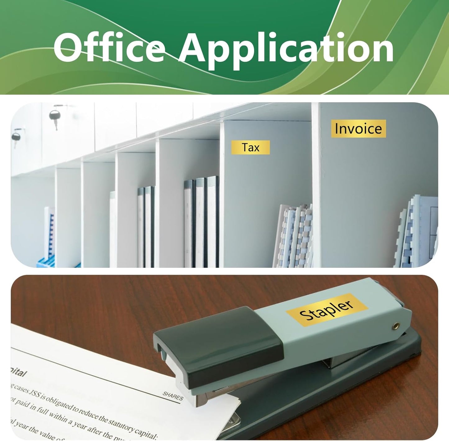 3-Pack TZe TZ Tape Compatible with Brother P Touch Label Maker Tape TZe-841 TZ-841 TZe841 TZ841 Label Tape 18mm 0.7 Laminated Black on Gold for PT D400 D450 D600 D610 P710BT