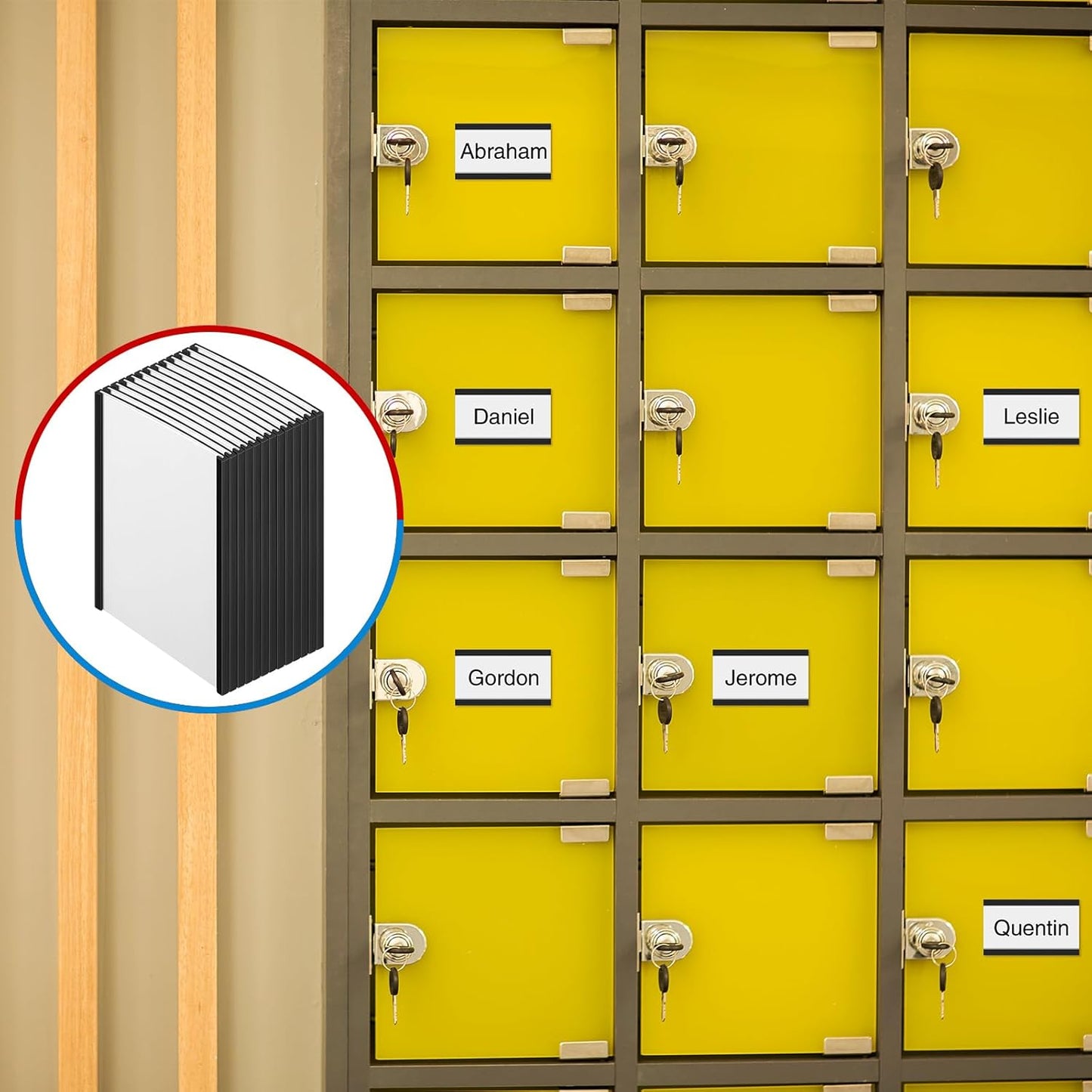 Glenmal 30 Pieces C Channel Magnetic Label Holders Set 3 x 5 Inch Magnet Shelf Label Holder with Protective Films and Replacement Strips for Metal Racks Whiteboard Name Tags