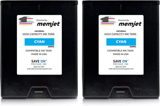 Formax CJ-21 Memjet Ink Compatible High Capacity Cyan Printer Ink Tank (500ml) - Precision Printer Ink Cartridge for ColorMax7 & ColorMax8 Printers - Fade-Resistant Replacement Inkjet Printer Ink