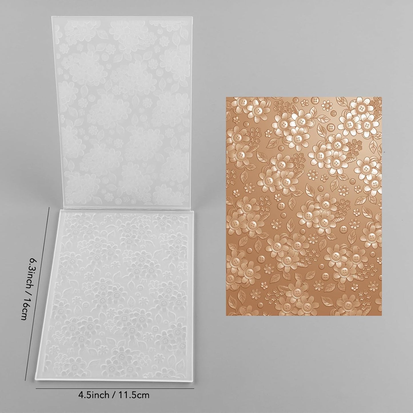 BAOFALI 3D Embossing Folder for Card Making Blooms Plastic Embossing Folders for DIY Scrapbooking Photo Album Card Paper Craft Decoration Embossing Template Paper Card Embossing Stencil