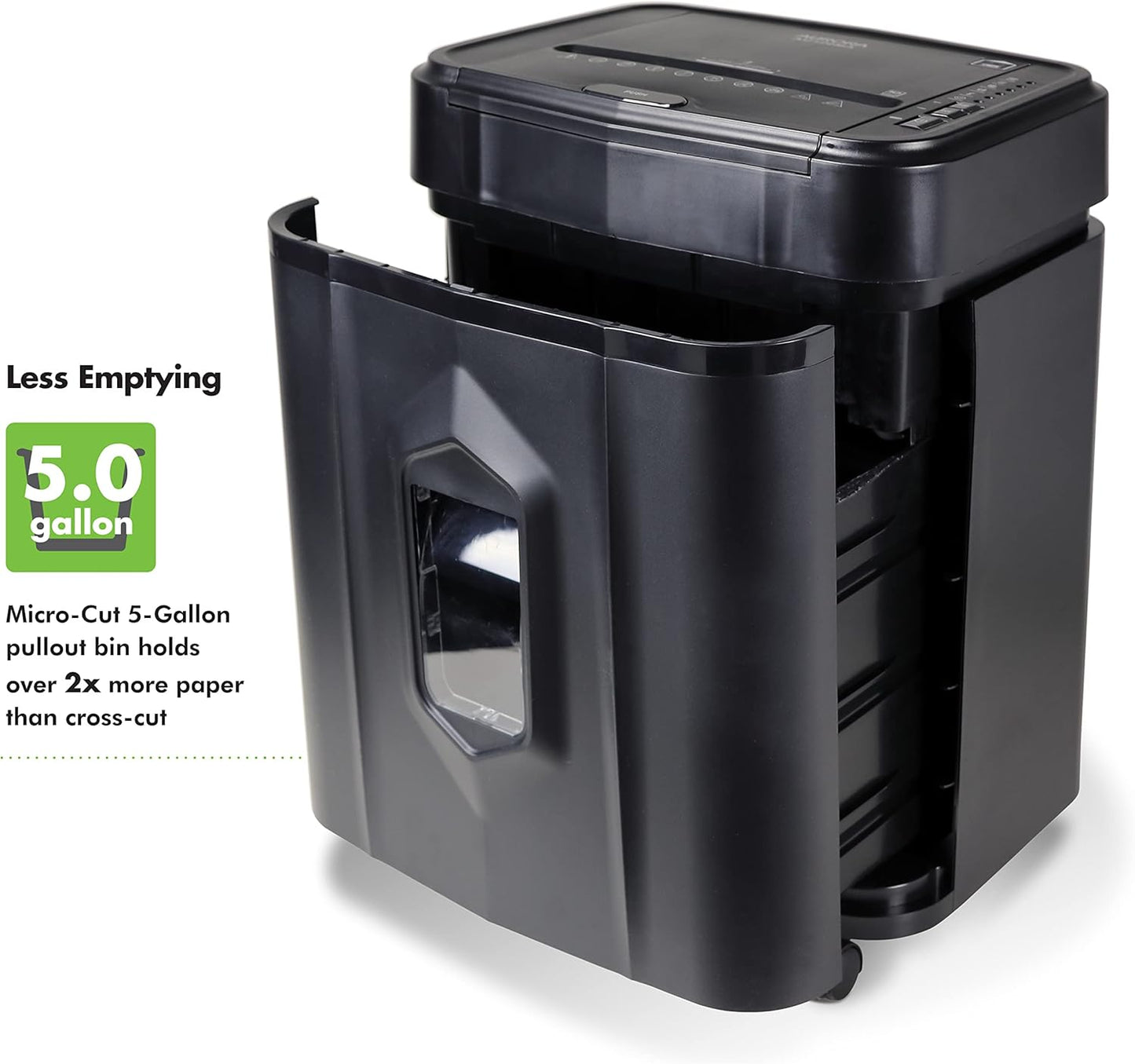 Aurora AU120MA 120-Sheet Auto Feed High Security Micro-Cut Paper Shredder / 30 Minutes (Black)
