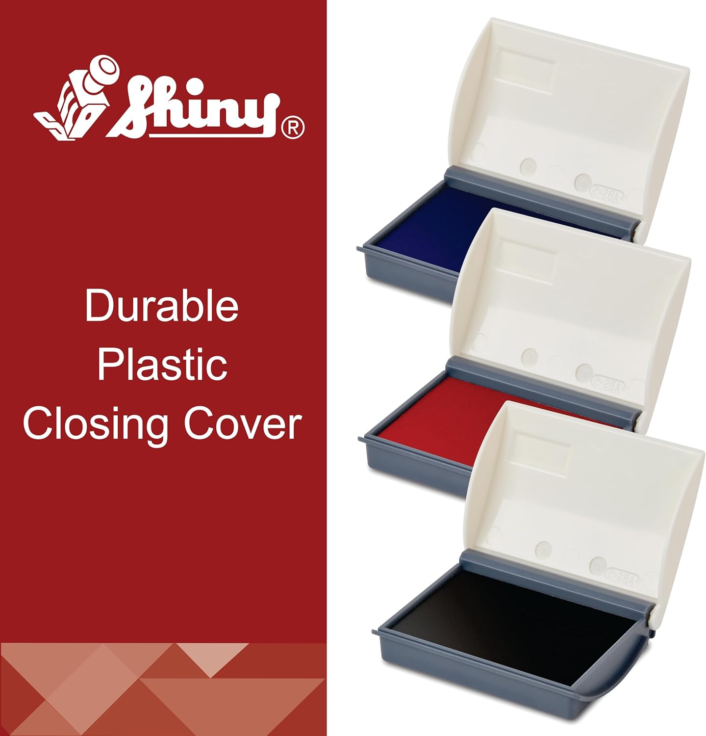 Shiny No-Ink Dry Stamp Pad, 2-3/4" by 4-3/8" Surface Area, Felt Stamp Pad