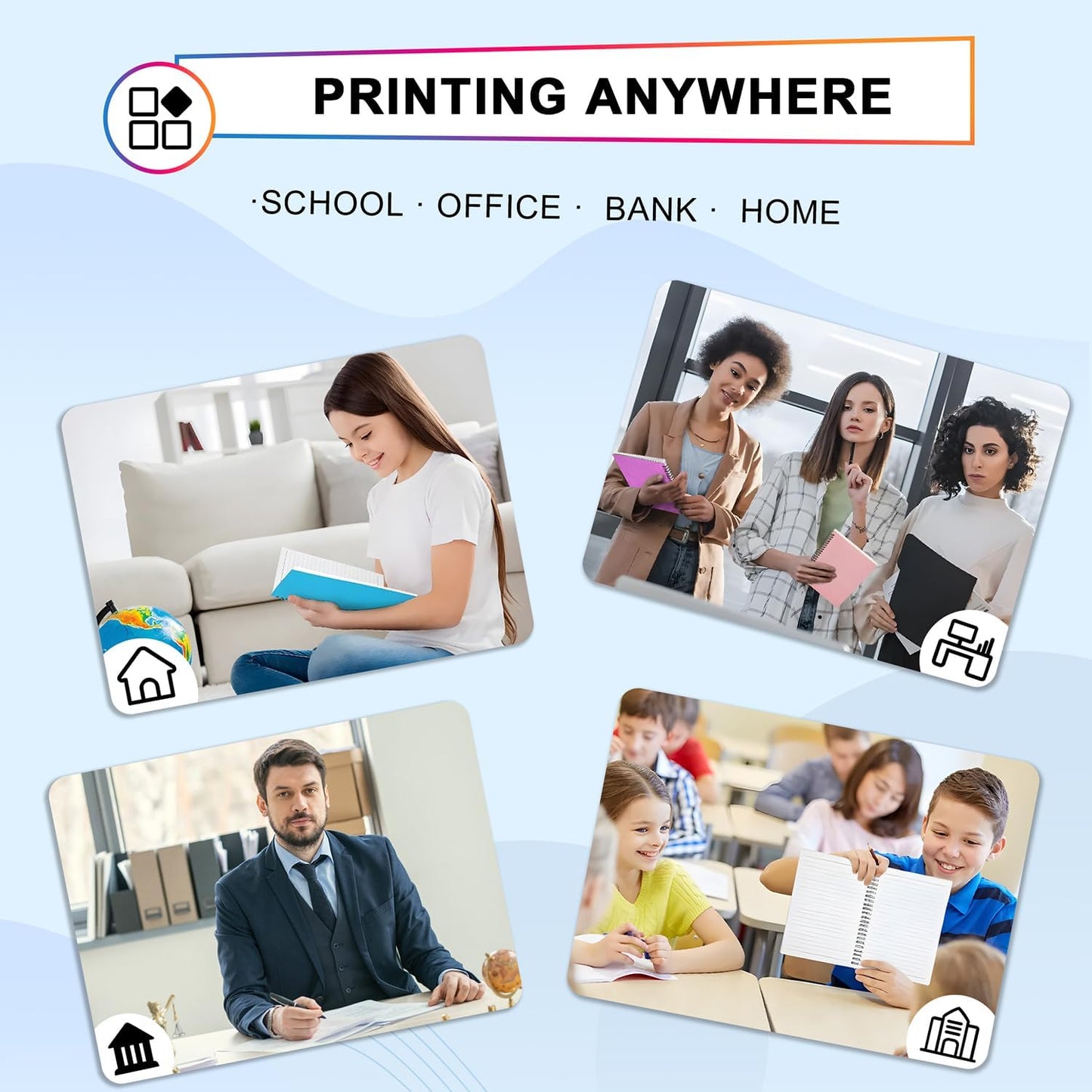 414A Black Toner Cartridges(with Chip) Compatible with 414A Toner Cartridges W2020A for Color Pro MFP M479fdw, M479fdn, M454dw, M454dn Series(2 Pack, Black)