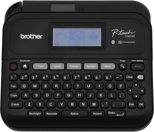 Brother P-Touch PT-D460BT Business Expert Connected Label Maker | Connect and Create via Bluetooth® on TZe Label Tapes up to ~3/4 inch, White