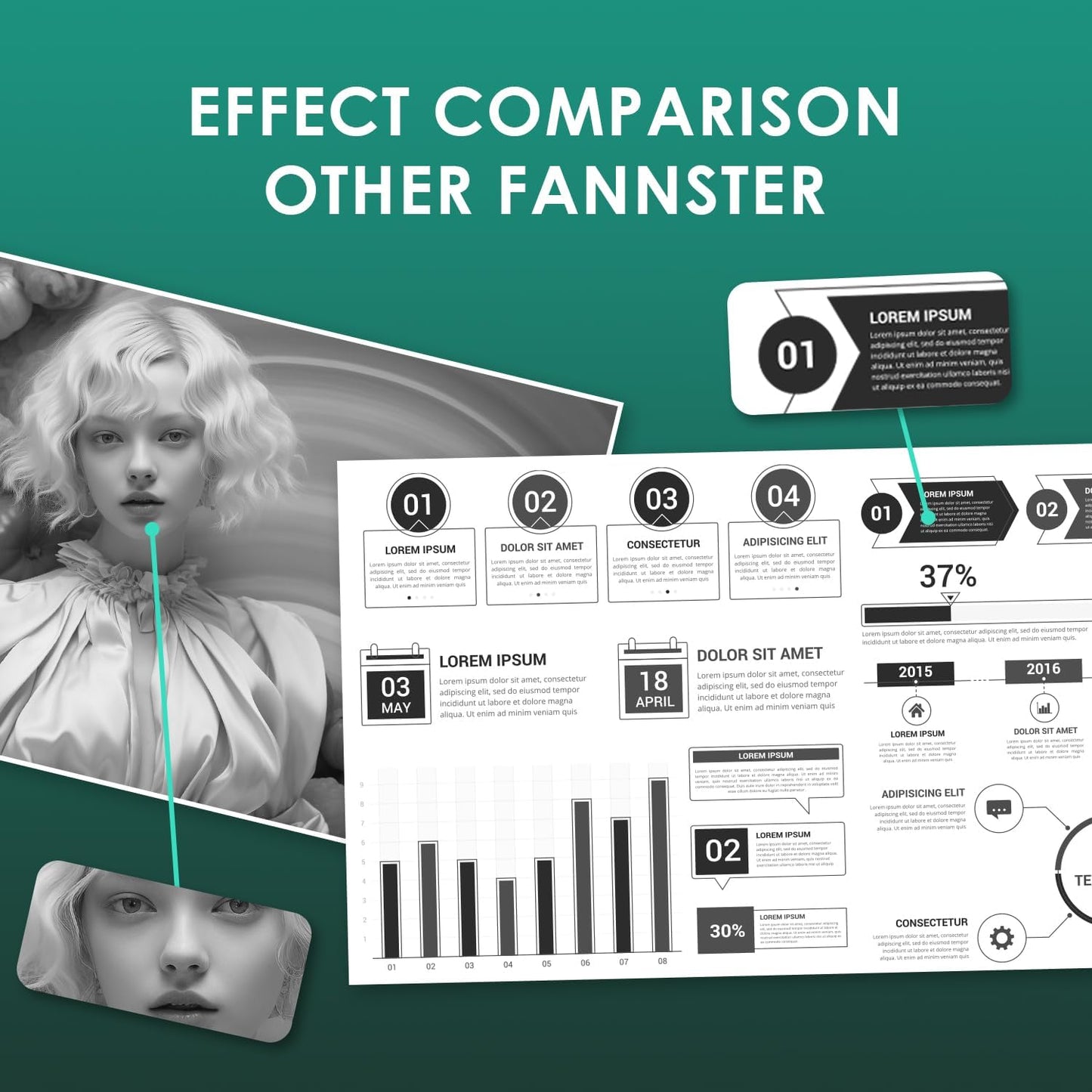 64XL Black Ink Cartridges Black Compatible for HP 64 XL High Yield Replacement for HP Printers 7858 7855 7120 7155 7158 7164 6255 6252 6232 Envy Inspire 7955e Tango X Printers