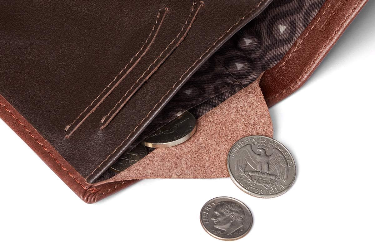 Bellroy Note Wallet (Slim Leather Bifold Design, RFID Blocking, Holds 4-11 Cards, Coin Pouch, Flat Note Section)