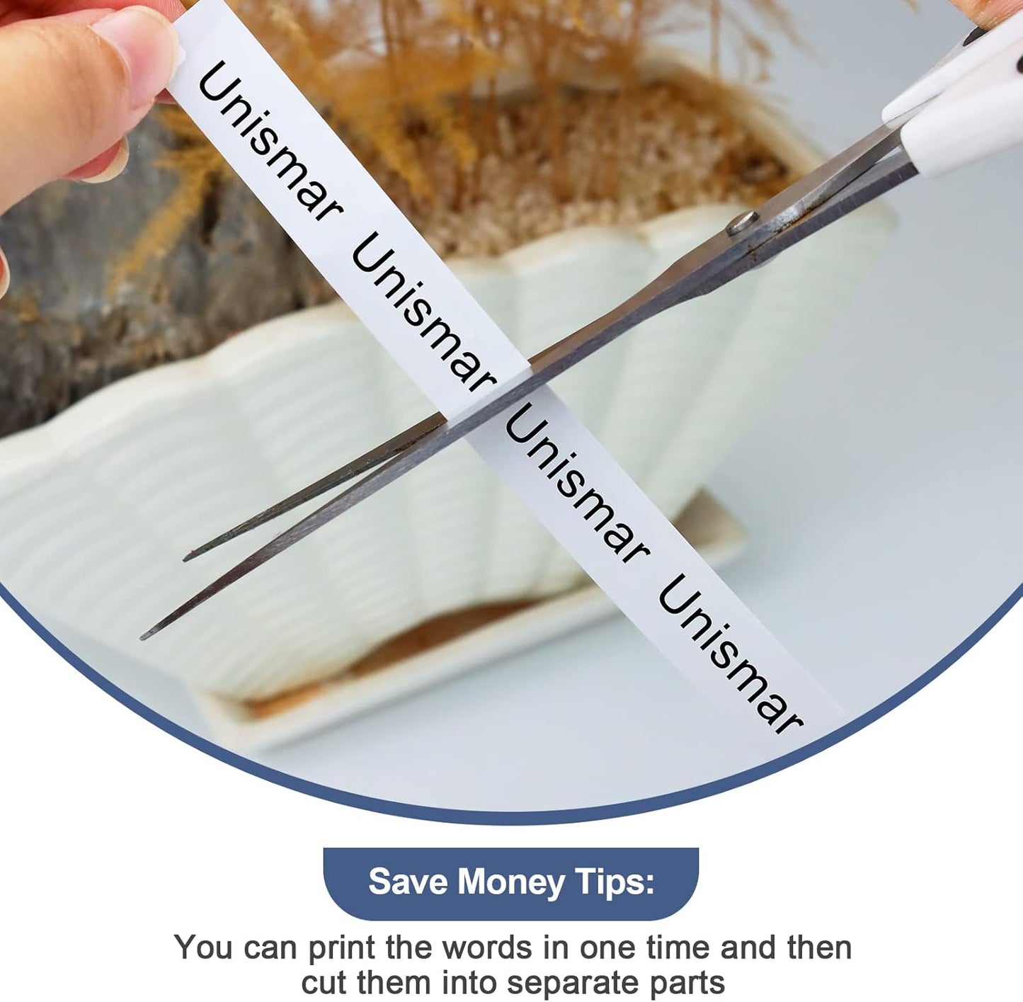 Unismar 90-Pack Compatible for Brother Black on White 12mm Label Tape Replacement for Ptouch PTD200 PTD202 PTD210 PTD600 PTD400 PTH100 PTH110 PT1280 Label Printer 26.2Ft(8m)