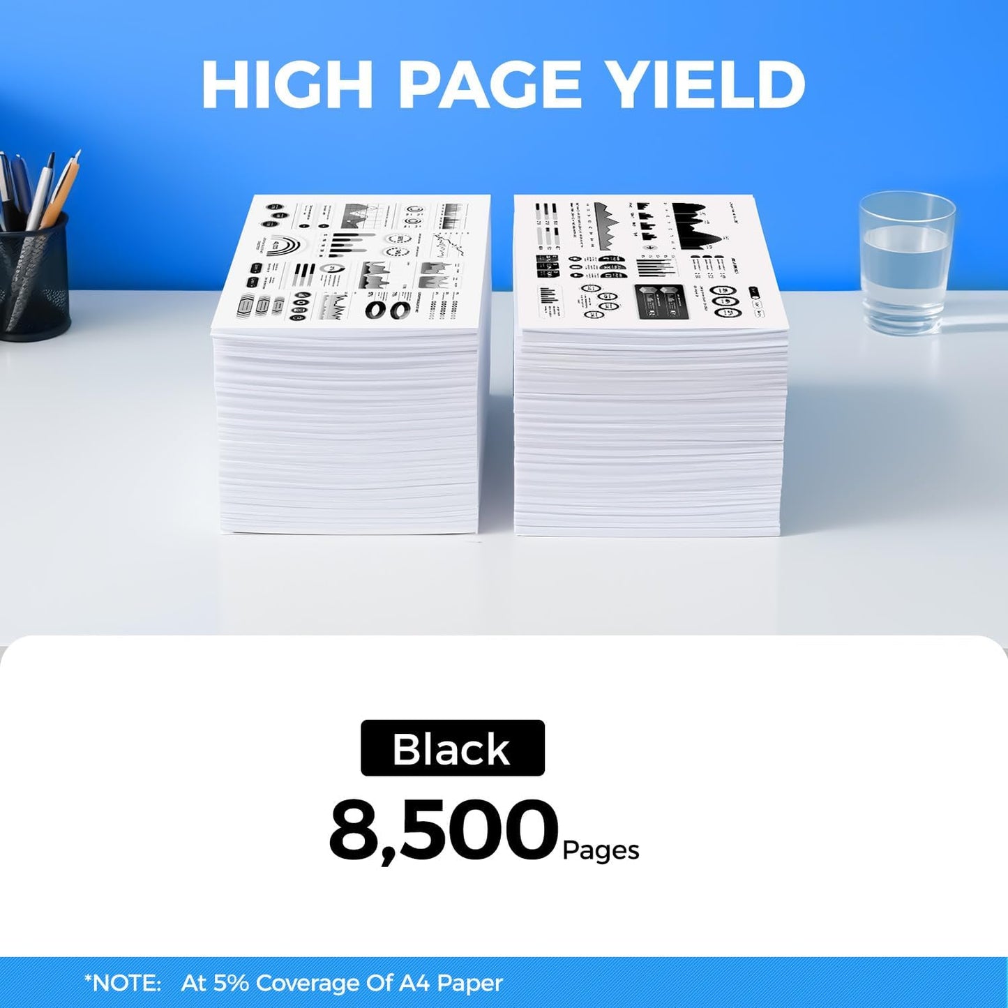 B2360 M11XH Toner Cartridge with chip Black 2-Pack High-Yield Replacement for Dell 331-9805 Toner Compatible with Dell B2360 B2360d B2360dn B3460dn B3465dn B3465dnf Laser Printer Ink All-in-One Copier