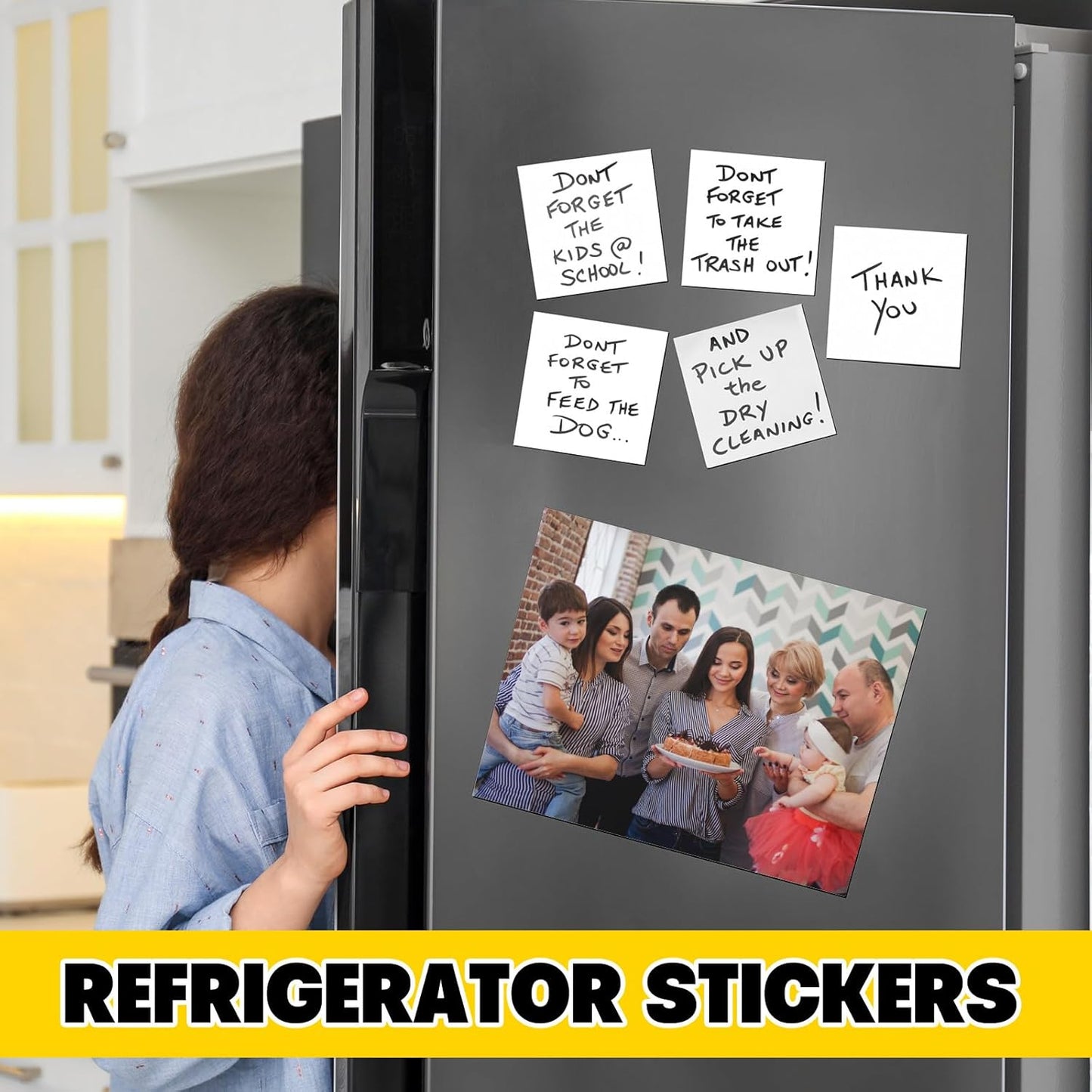 8 Inch x 5 ft x 30mil Extra Large Adhesive Magnetic Sheet Roll Not Printable Adhesive Backing Cut and Customize Flexible Sheets Blank White Surface Magnetic Sign for Craft Photo Craft Office