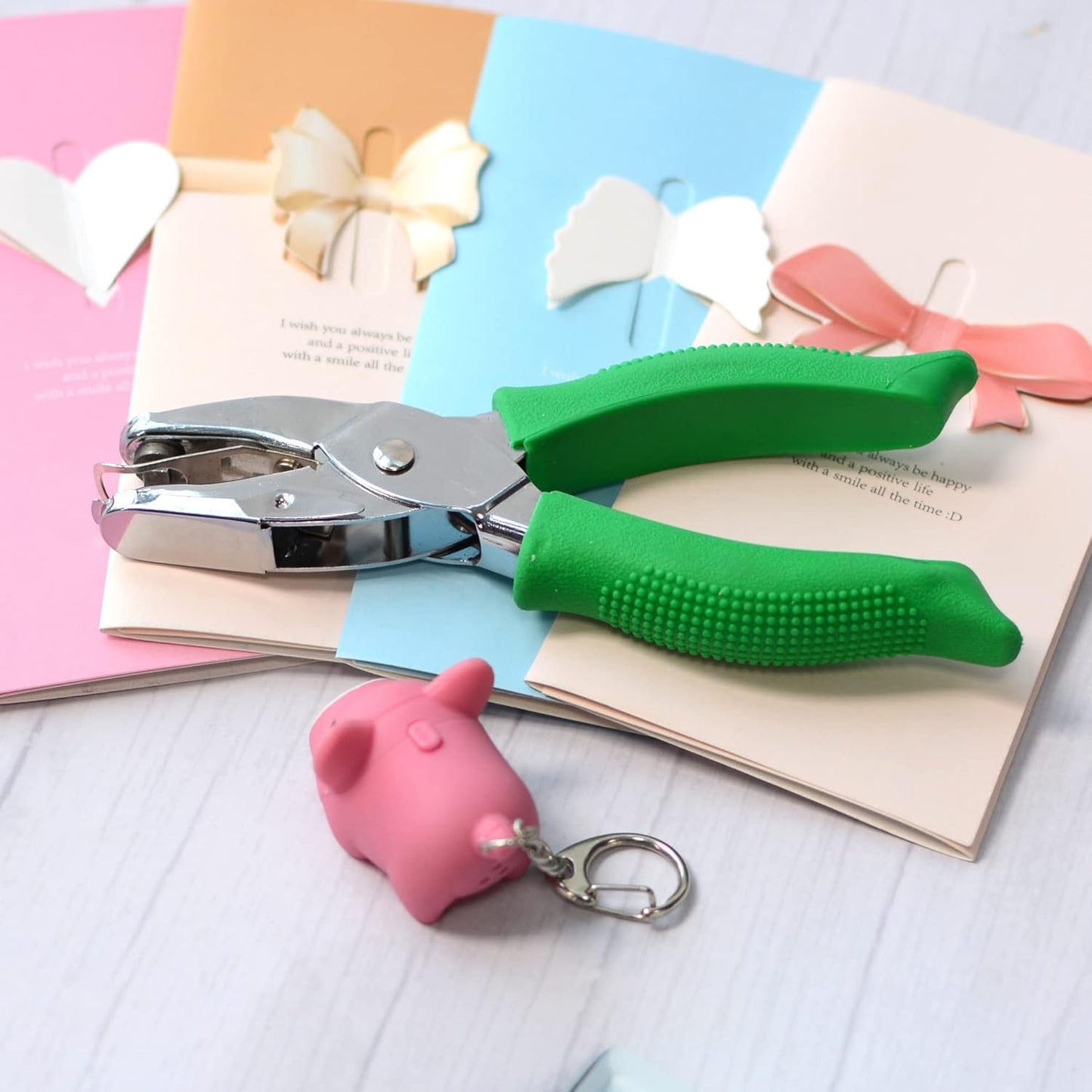 1/6 Inch Square Hole Punch for Handmade DIY Craft Paper, Perfect for Home, Office, Back to School Supplies