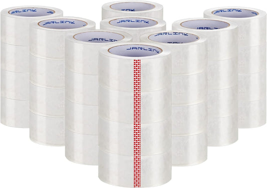JARLINK Clear Packing Tape (36 Rolls), Heavy Duty Packaging Tape for Shipping Packaging Moving Sealing, 2.7mil Thick, 1.88 inches Wide, 60 Yards Per Roll, 2160 Total Yards