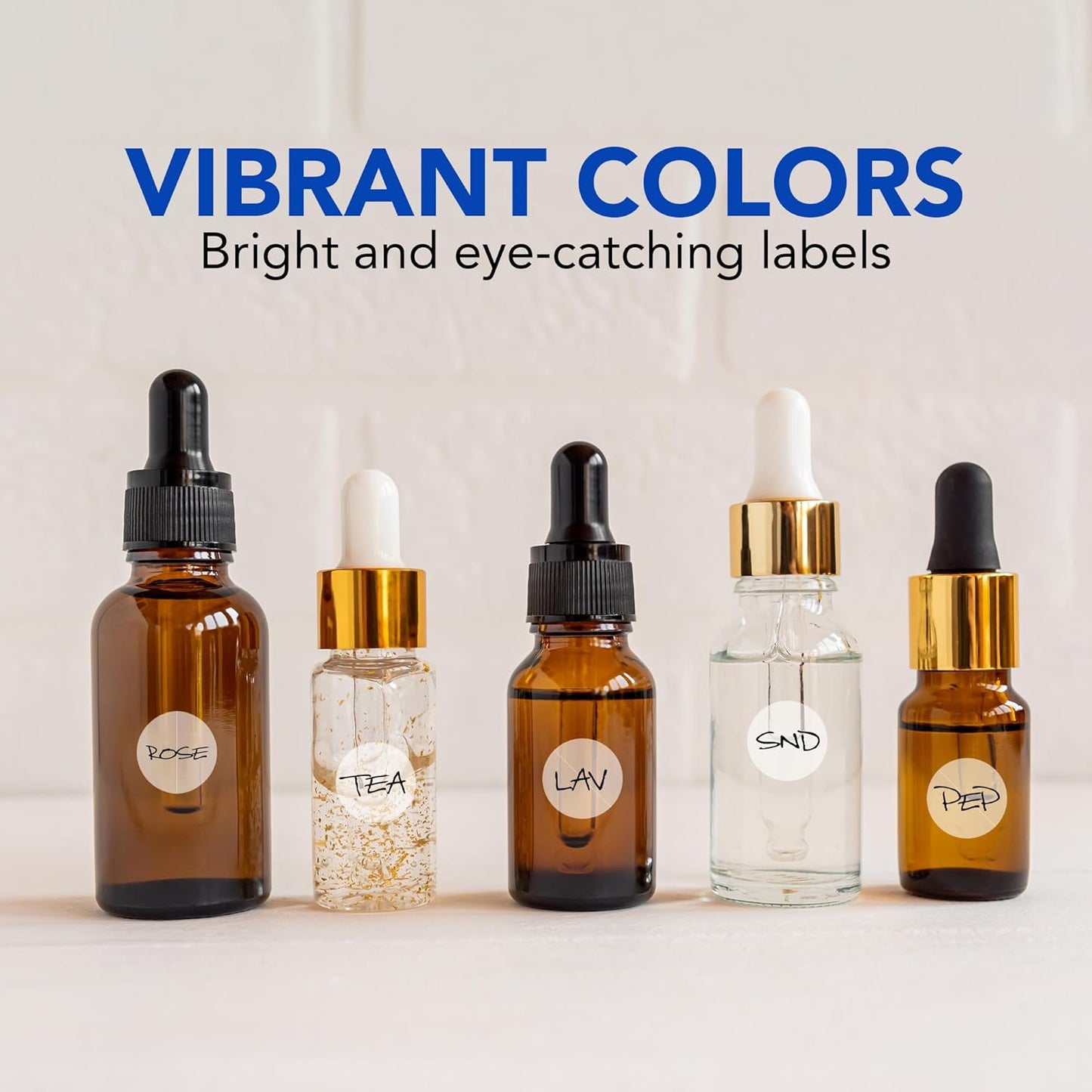 Perco Clear 1/2-Inch Round Circle Dot Sticker Labels with Easy Peel Perforation - 3,000 Labels per Roll - Strong Adhesion, Vibrant Colors for Organizing, Crafting & More - Made in USA