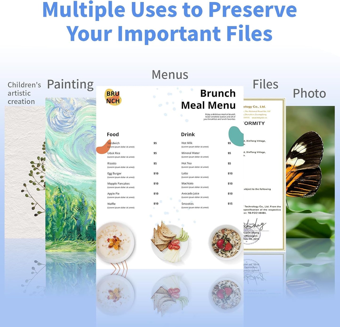 Thermal Laminating Pouches, FungLam Clear Laminating Sheets, 3 Mil Thickness Thermal Laminating Sheets, 9×11.5 Inch Laminator Sheets for Laminators, Clear Plastic Letter Size Sheets, 50 Pack.