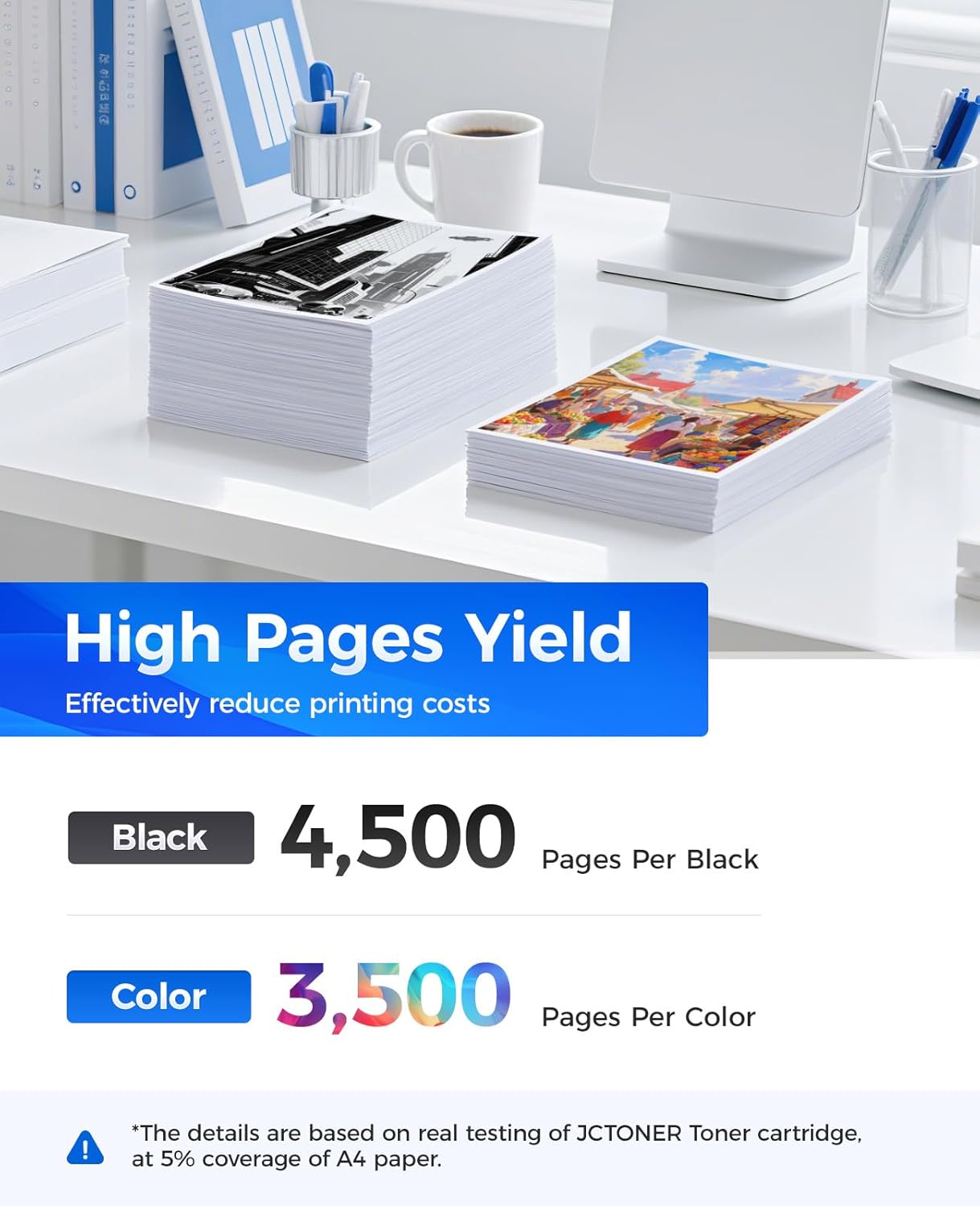 TN336 Toner Cartridge Set 4-Pack Replacement Compatible for Brother TN-336 TN331 TN315 MFC-L8850CDW HL-L8350CDW MFC-L8600CDW HL-4150CDN MFC-9970CDW DCP-L8400 L8450 HL-L8250 L8650 L8850 4570CDW Printer