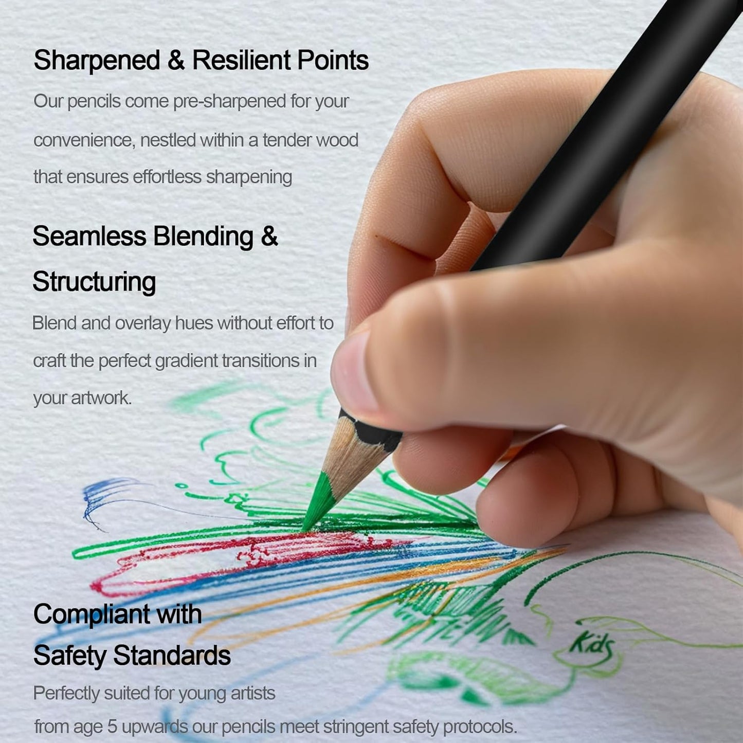 Colored Pencils for Adult Coloring Books, 72 Colors Drawing Pencils with Oil-Based Cores, Professional Art Supplies for Artists, Coloring Pencils for Adults, Color Pencils Set for Beginners and Teens.