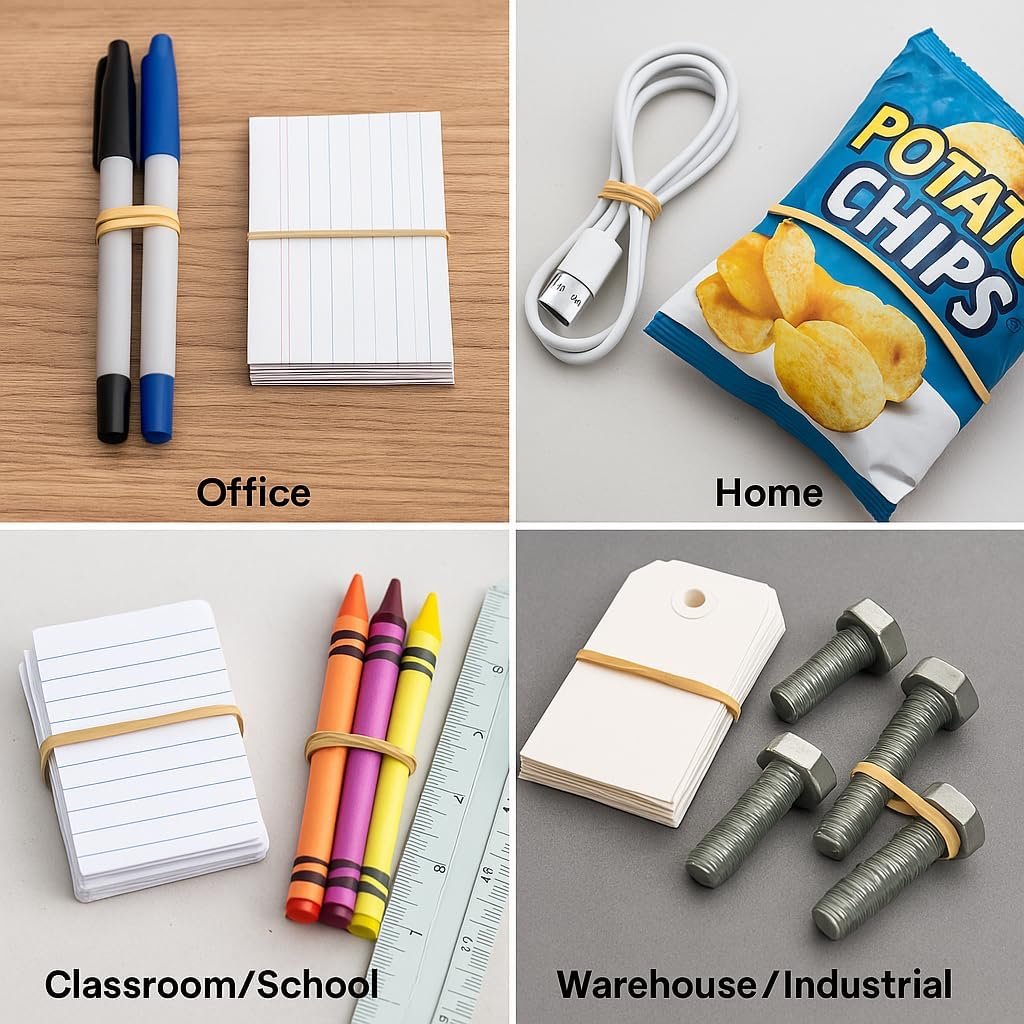 Upgrade Office Supply UPG22564PK3 Rubber Bands, Size 64 (3-1/2 x 1/4), 960 Bands, 1 lb 3-Box, USA