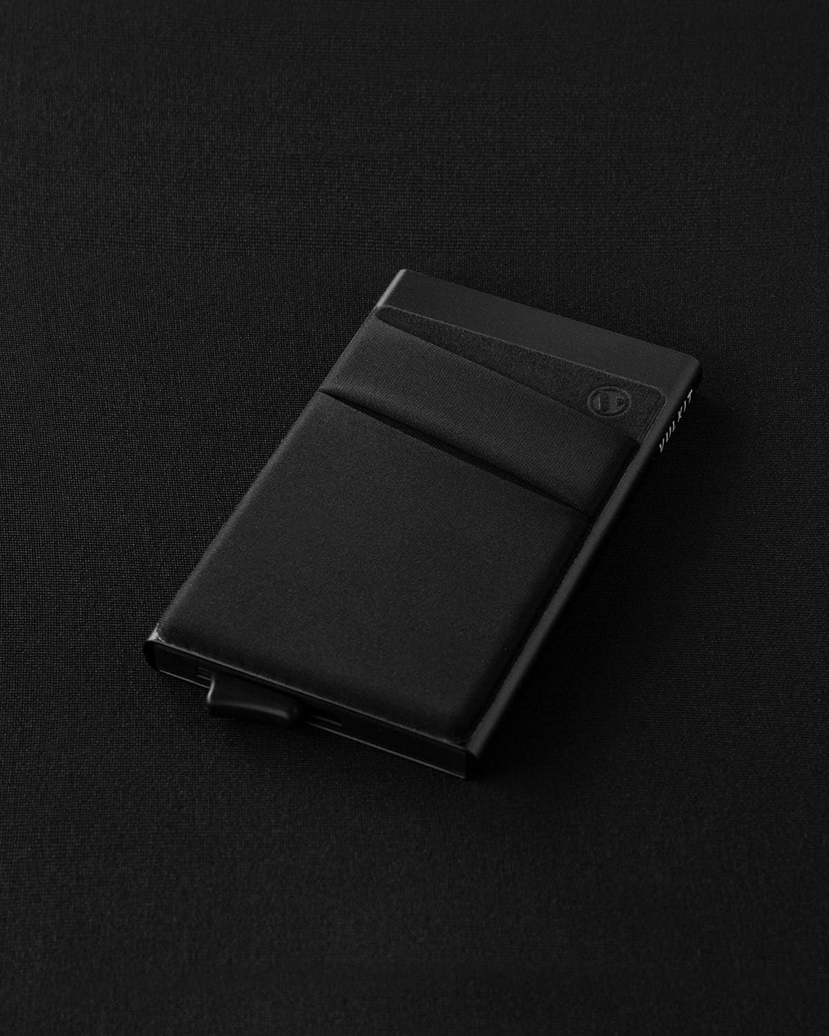 VULKIT Card Holder with Money Pocket Pop Up Wallet RFID Blocking Slim Metal Bank Card Case Holds 5 Cards and Notes