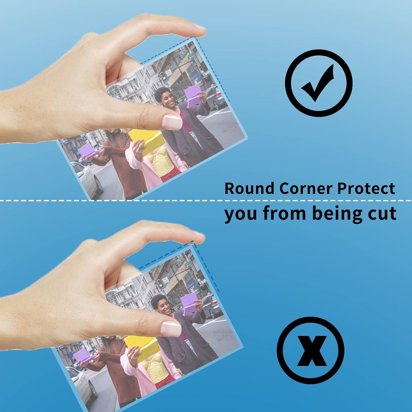 Uinkit Thermal Laminating Pouches Variety Small Size 5mil Thickness Card Notecard ID Badge Business Photo Size Professional Quality Dry-Erase Friendly Sheets Glossy Clear Laminator Pouch,100 Pack