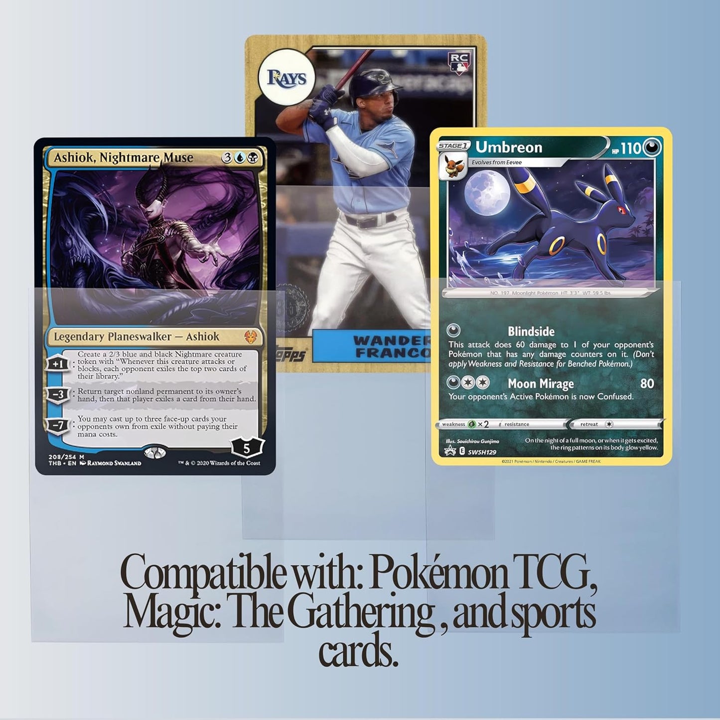 TitanShield 2000ct MEGA Pack Soft Penny Card Sleeves for Trading Cards 2-5/8” x 3-5/8” (67x94mm)