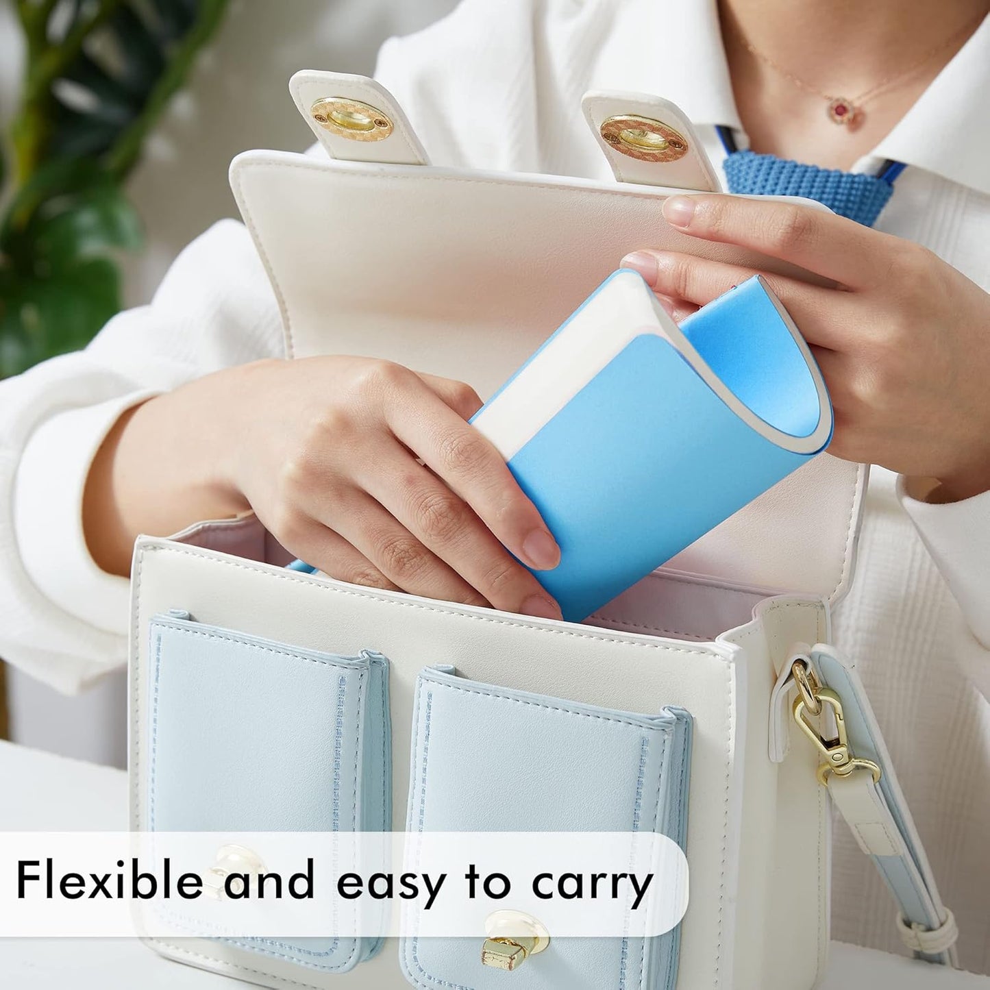 feela 16 Pack Soft Cover Journal Bulk, Lined Notebooks College Ruled for Work for Women Girl Writing, Blank Travel Journal Note Taking Notebook School Business Supplies, 8.2” x 5.5”, A5, Blue