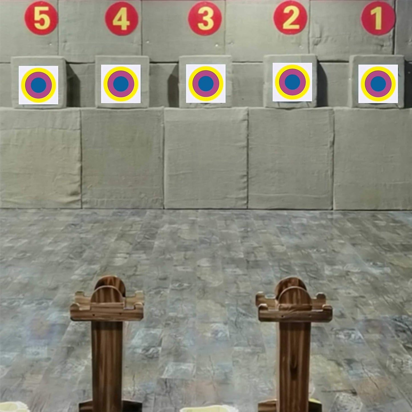 PARLAIM 3 Inch Color Code Circle Dot Stickers, 500pcs Round Color Coding Labels in Dispenser Box for Inventory Business, Blue