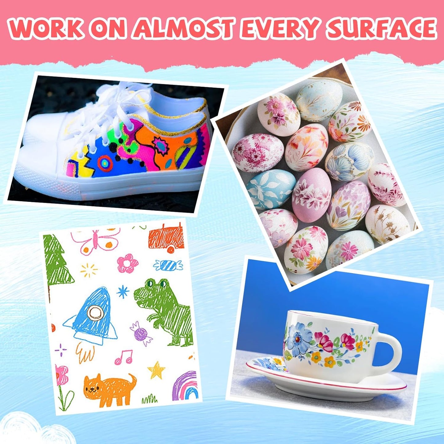 72 Pack 0.4mm Ultra Fine Point Permanent Marker Bulk, Fine Tip Permanent Markers Set, Quick Dry, Waterproof, Durable, Works on Paper, Glass, Ceramic, Plastic, Wood, Rock, Metal (12 Colors)