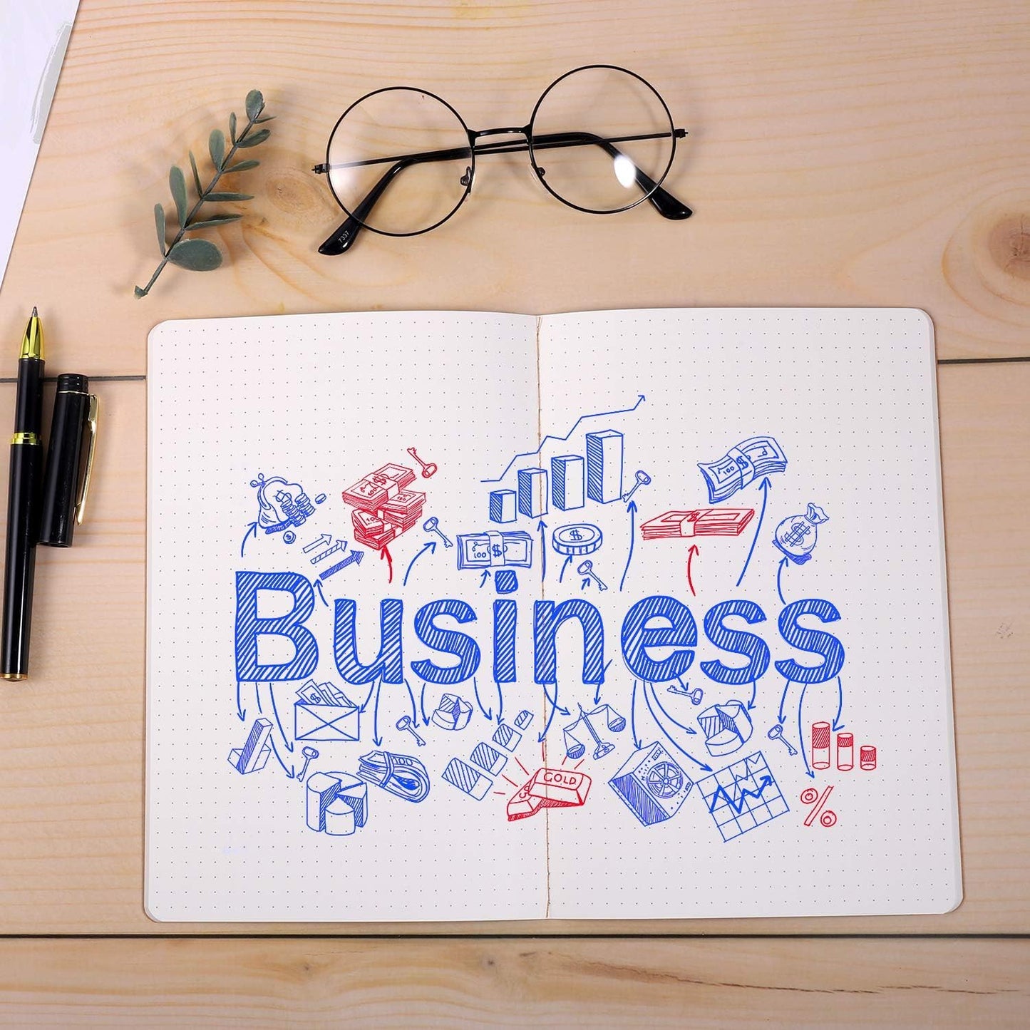 12 Pack Dot Grid Notebook Journals Bulk with Thick Dotted Grid Paper, 60 Pages, 8.3x5.5 inch, A5 Size, Diary Writing Subject Notebooks Planner for Travelers Students Office, Travel Journal Set