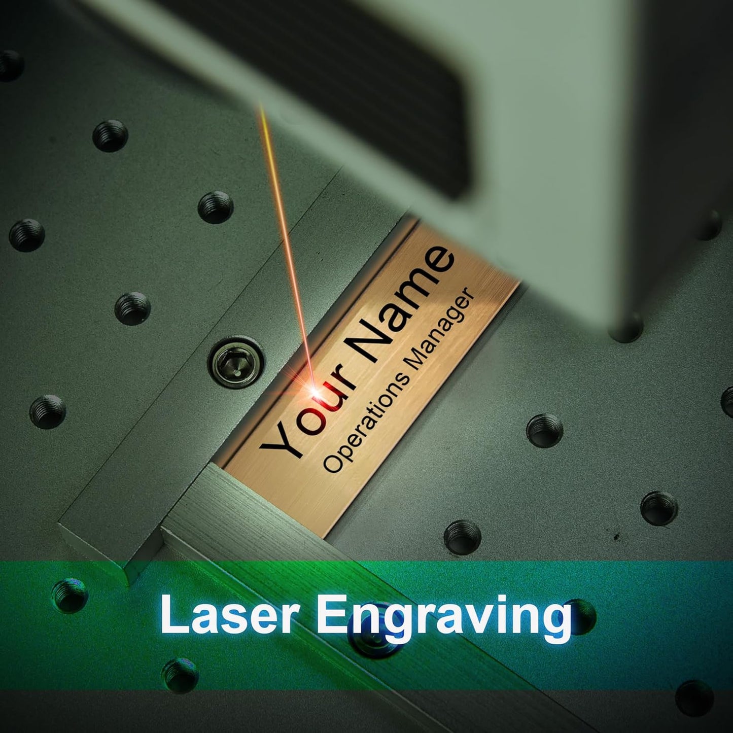 Engraved Personalized Name Tags with Magnet Clip or Pin - Stainless Steel Metal Custom Magnetic Name ID Badge Tag for School Teacher, Kids, Business Work Lable Sign Employee Name Plate (Magnet)