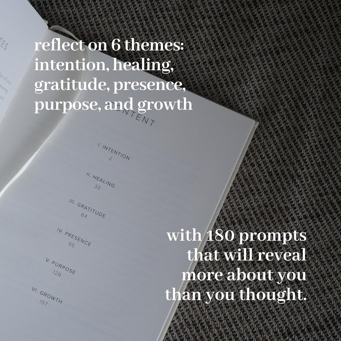 INSIDE THEN OUT Dig Deeper Journal - Guided Daily Journal With 180 Undated Prompts for Intention, Healing, Growth, Gratitude, Self Love & Discovery , Wellness, and Mindfulness - Self Care Routine Gift for Women and Men