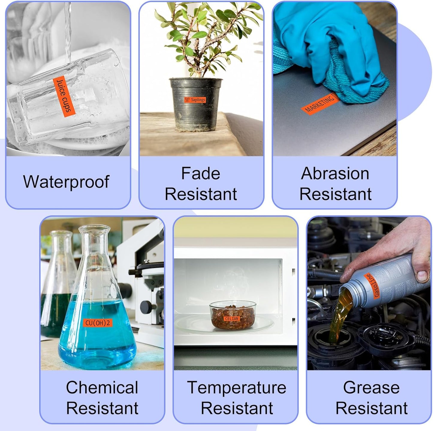 2 Pack Compatible for Ptouch TZe-B41 TZ-B41 TZe TZ Label Tape 18mm 0.7'' Laminated Black on Fluo Orange Label Maker Tape for PT-D600 PT-D610BT PT-D600VP PT-P710BT PT-P750W