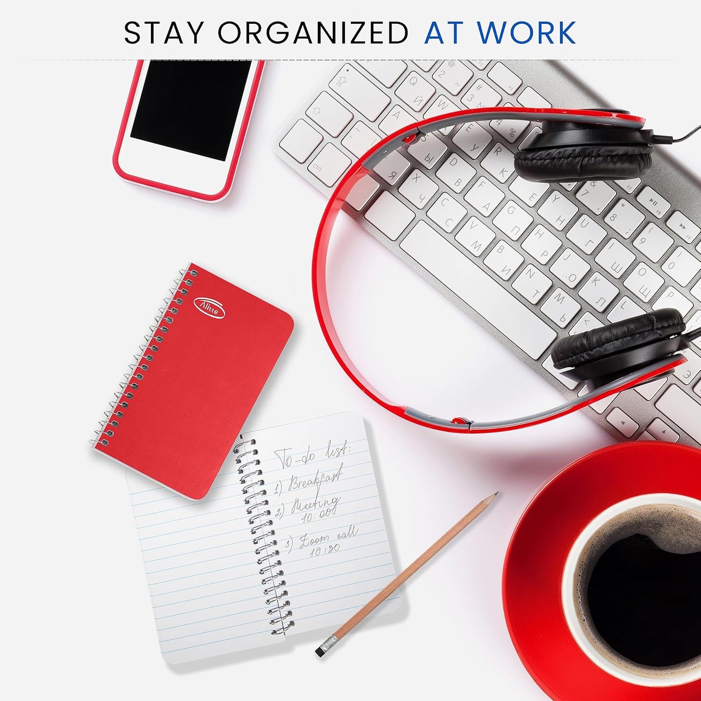 Pocket Notebook, Small 3x5 Notepad | College Ruled, Mini Spiral Notebooks 8 Pack, On the Go Writing, 60 Sheets per Note Pad | Assorted Colors, for School, Home, Office, Premium Thick Paper